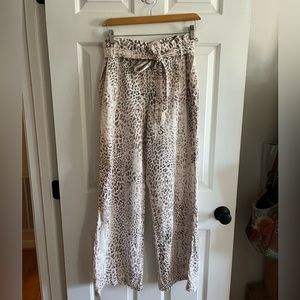Rewash flowy leopard pants